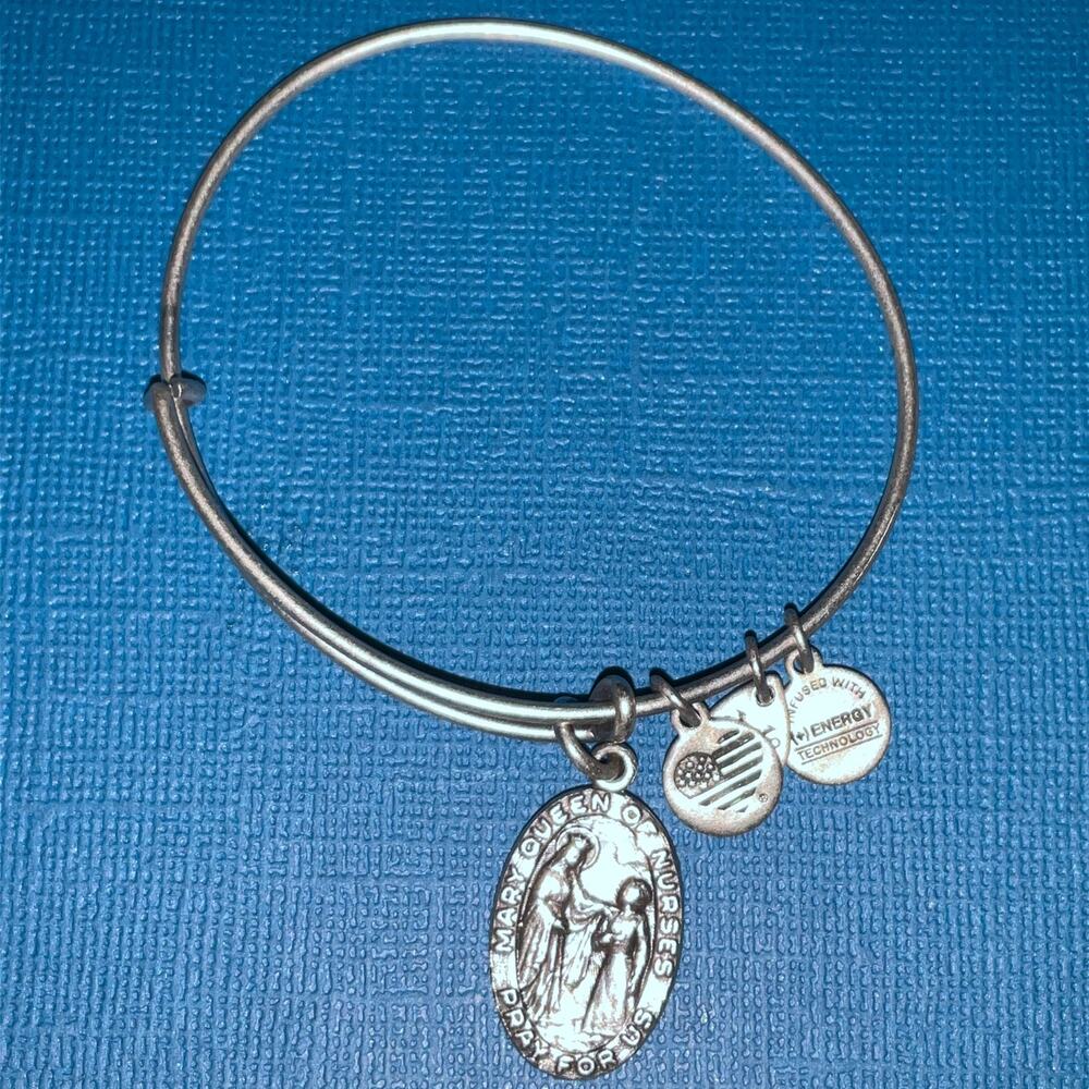 ALEX & ANI "Mary, Queen of Nurses" Bangle Bracelet